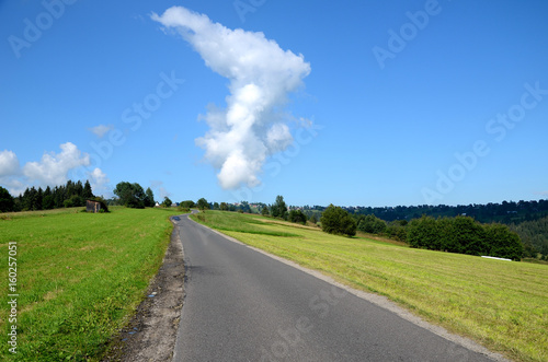 Obraz na płótnie Road in Podhale, Poland w salonie