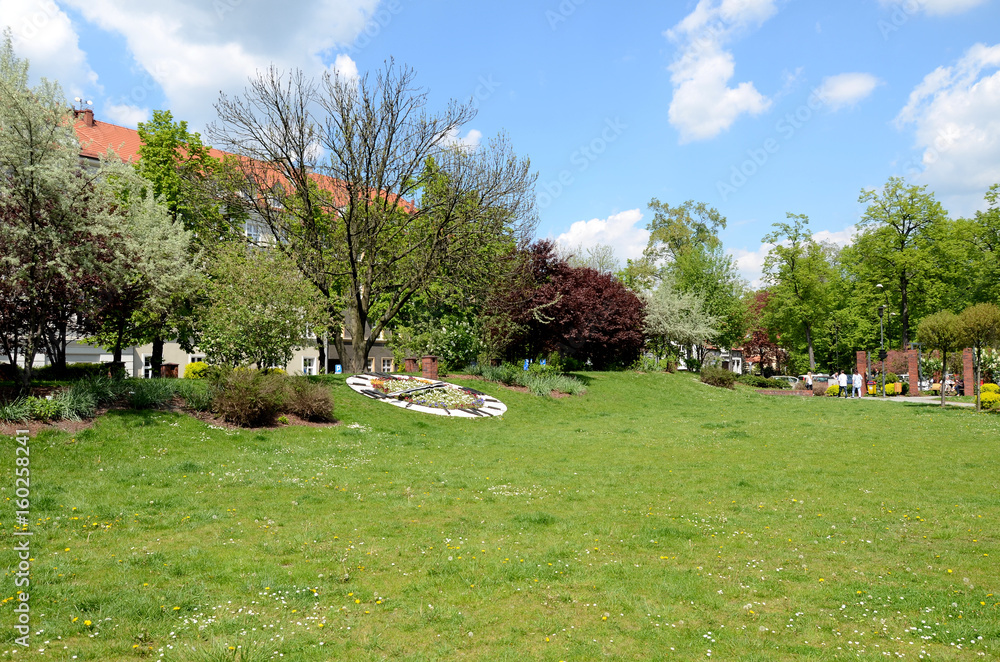 Municipal park (Gliwice in Poland)