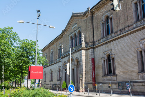 Karlsruhe Staatliche Kunsthalle near the Karlsruher Schloss on June 14, 2017 photo