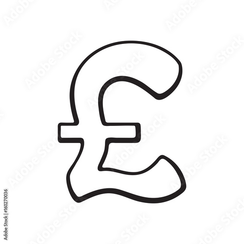 Doodle of pound sign