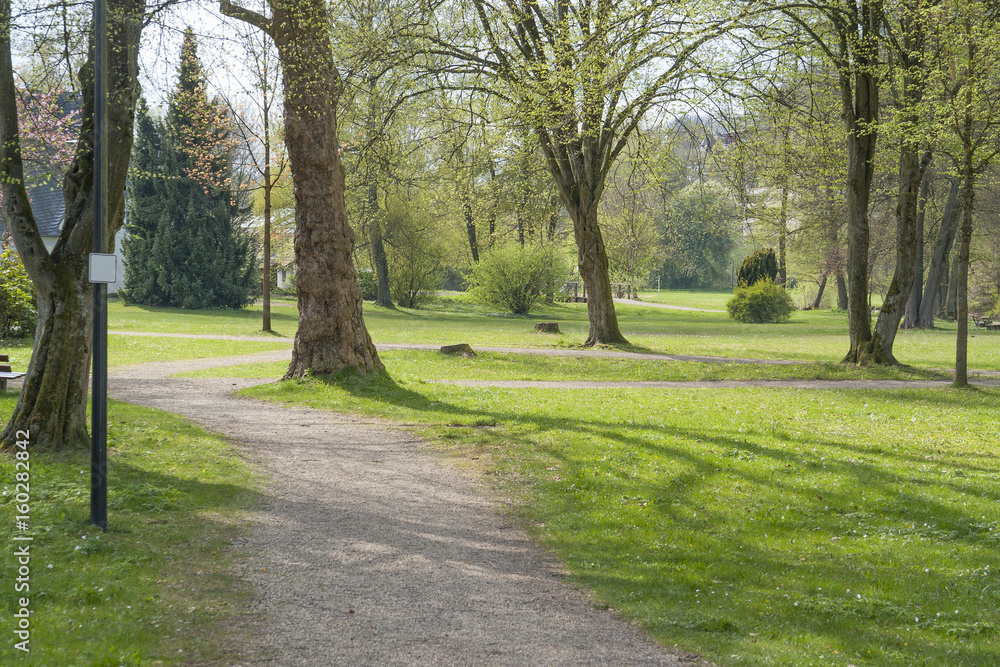 park in Bad Brueckenau park in Bad Brueckenau