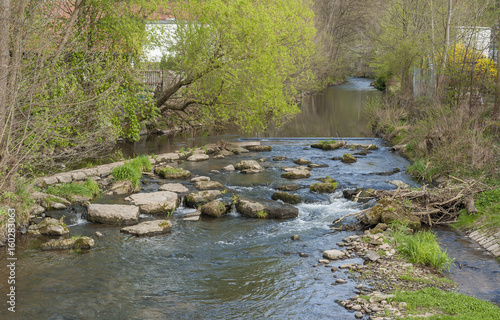 river Sinn in Bad Brueckenau photo