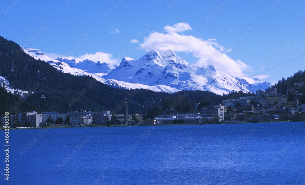 Schweizer Alpen: Lake St. Moritz