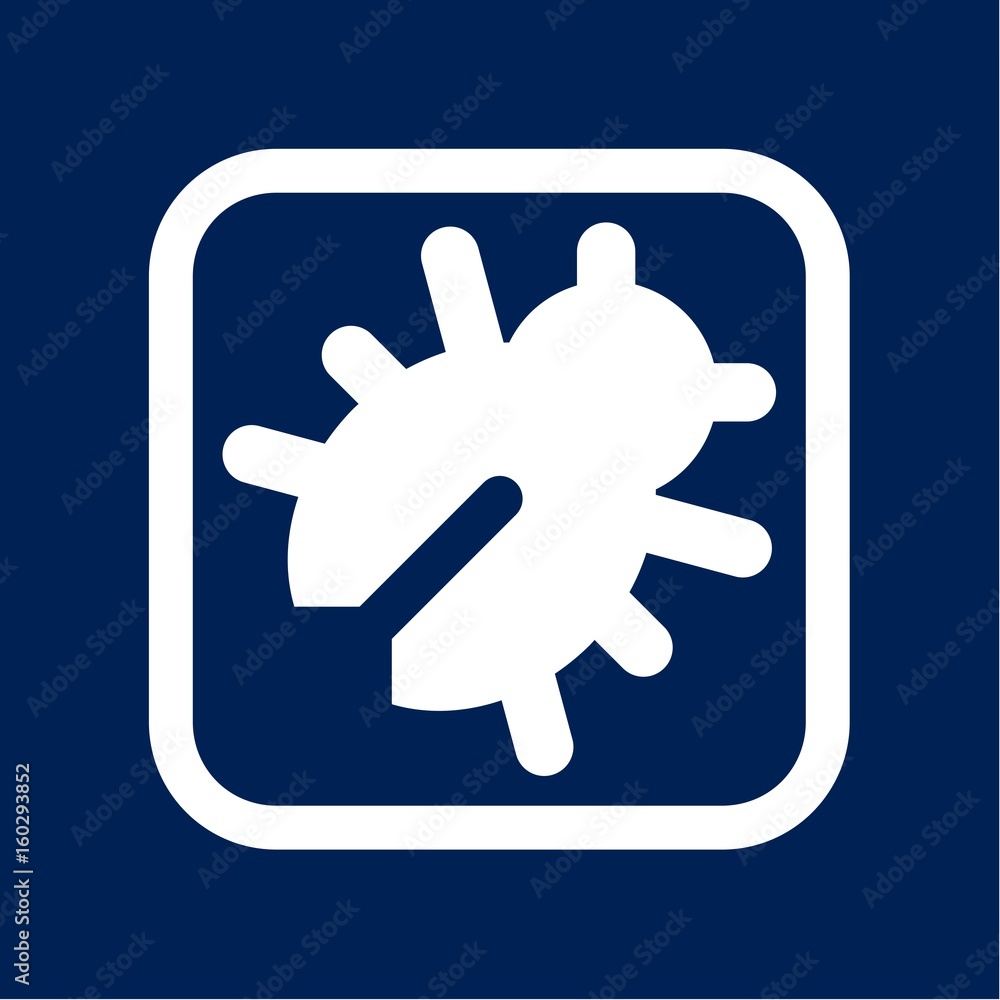 Obraz premium Bug icon