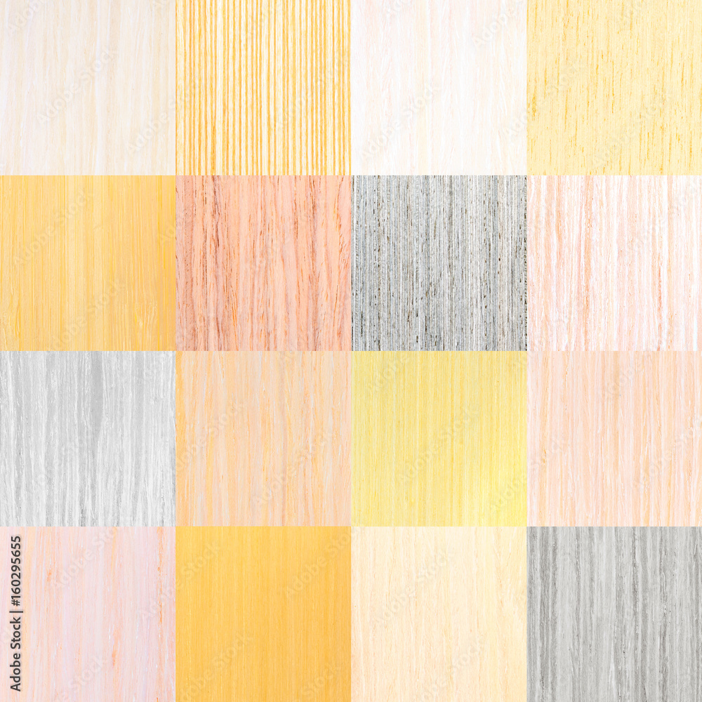 Fototapeta premium setting of light natural wooden texture, tree veneer background