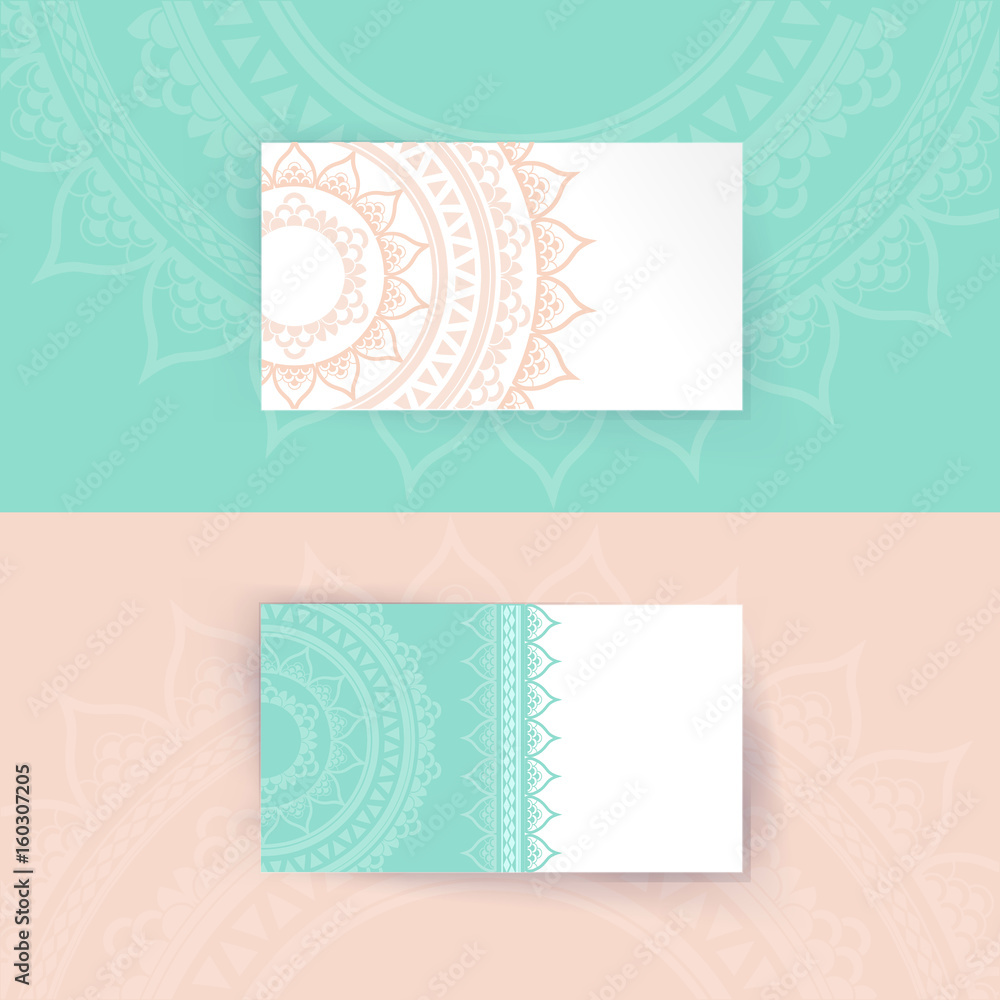 Abstract blank name card template for business artwork