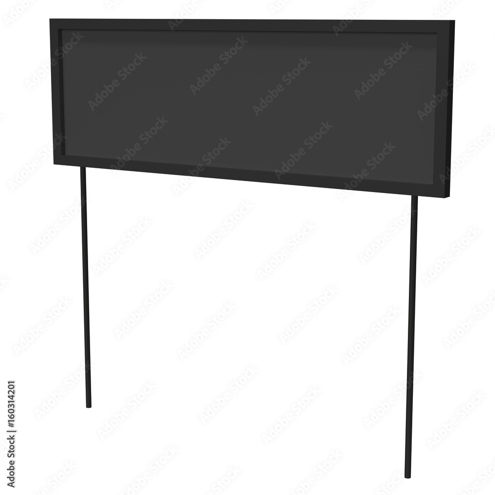 Obraz premium sales point stand 3d illustration
