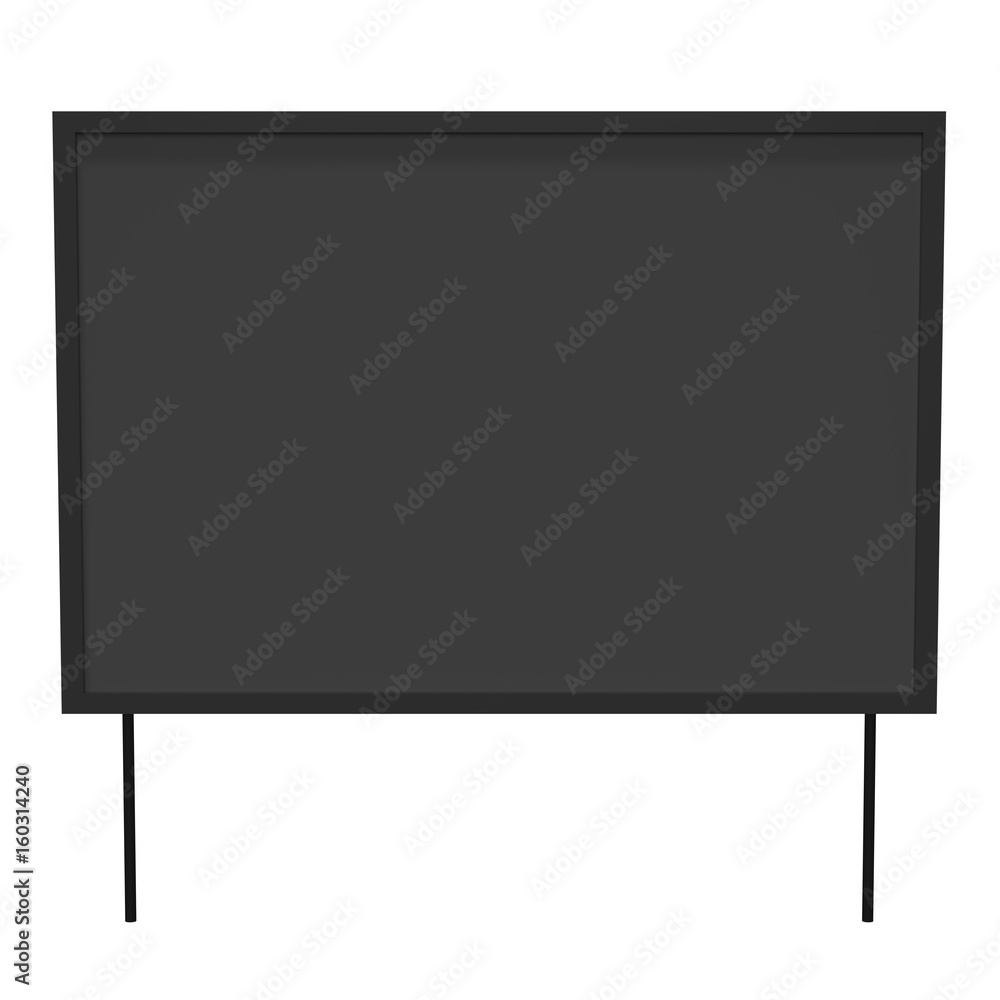 sales point stand 3d illustration