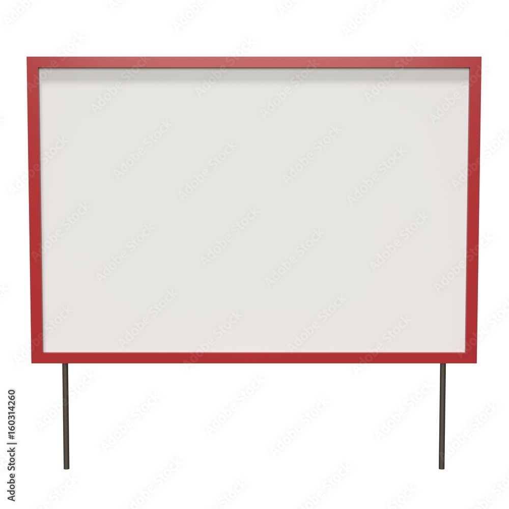 Obraz premium sales point stand 3d illustration