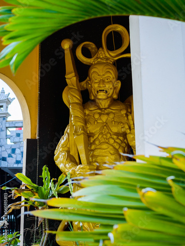 Demon in the asia temple photo