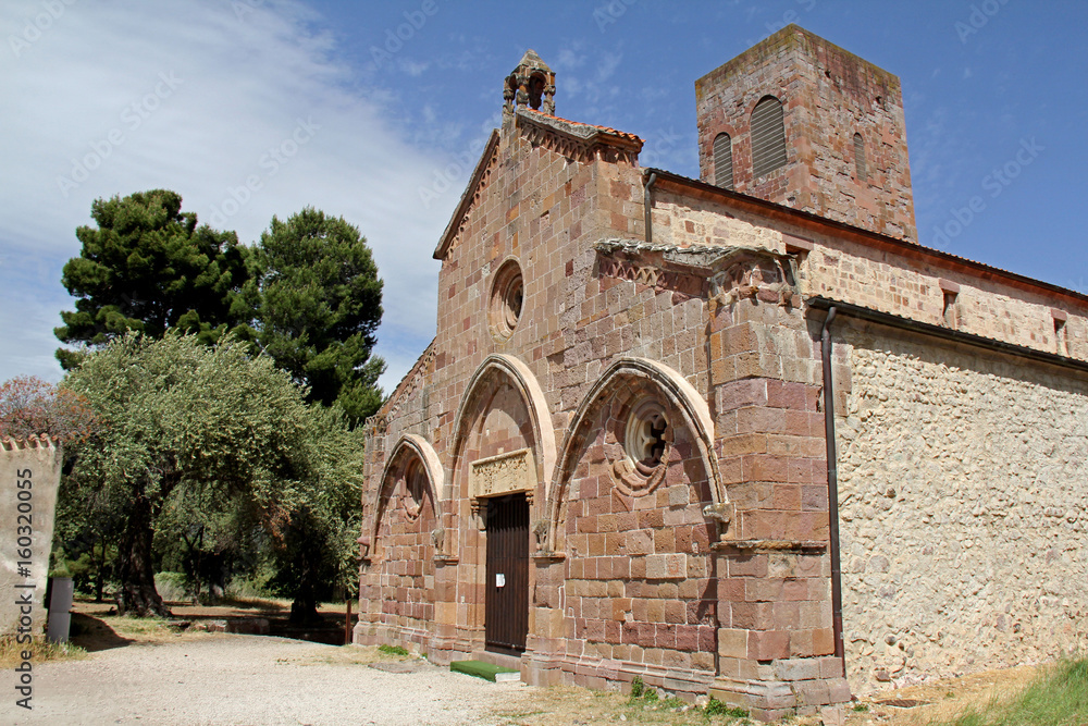 chiesa romanica di San Pietro Extramuros presso Bosa (Oristano, Sardegna)