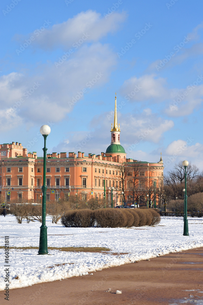 Obraz premium The Mikhailovsky Castle.
