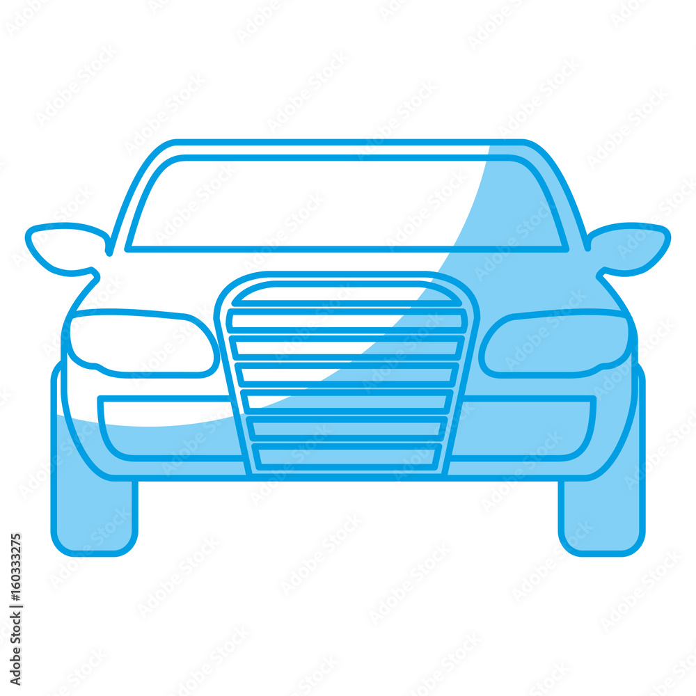 sport car icon over white background vector illustration
