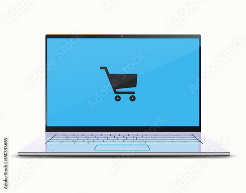 Online shopping concept