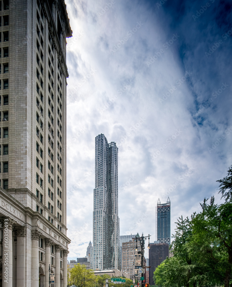 Tall building exteriors in New York City, United States of America. Tall building exteriors in New York City, United States of America.