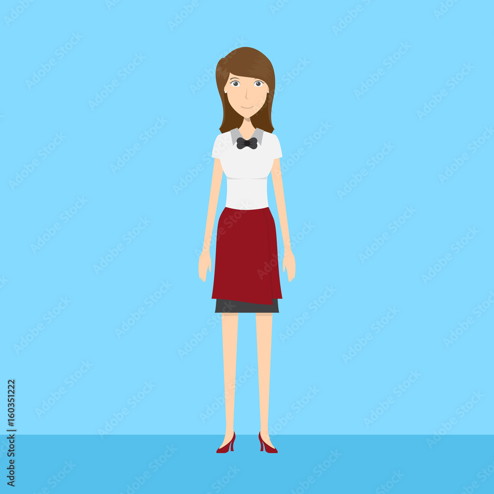 Waitress Character Waitress Character