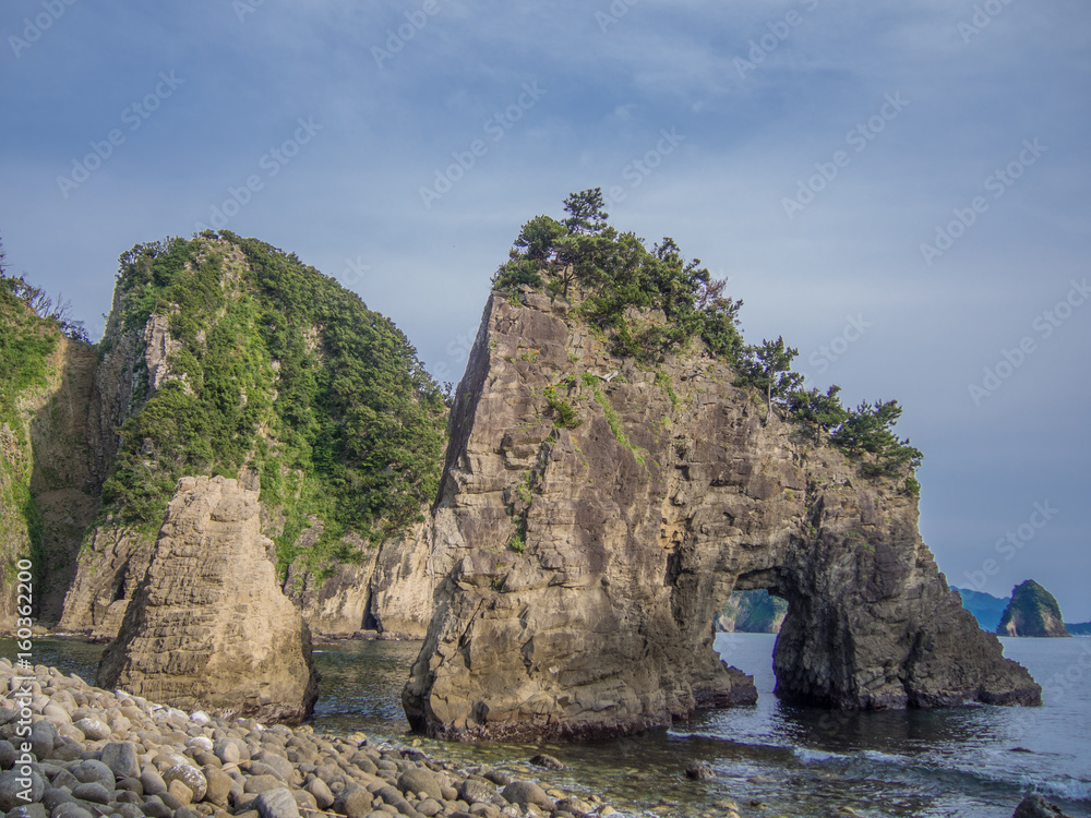西伊豆浮島海岸の風景
