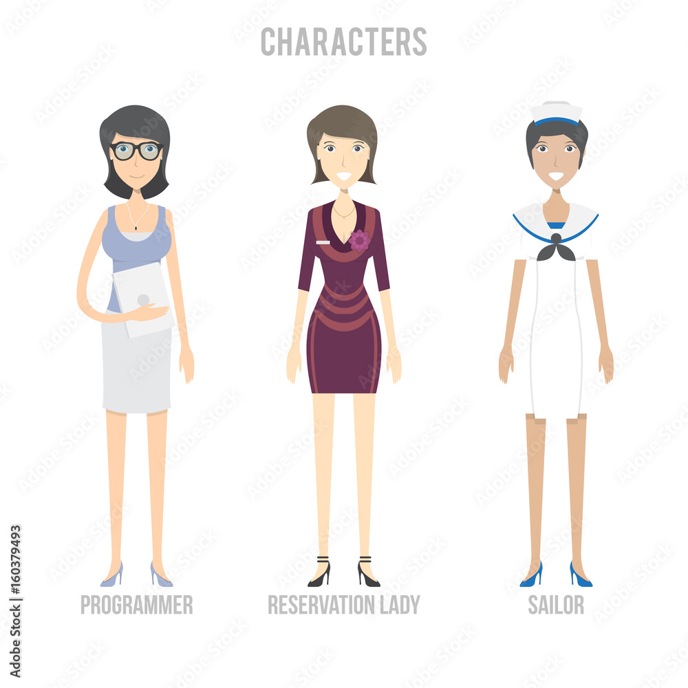 Character Set include programmer, reservation and sailor Character Set include programmer, reservation and sailor