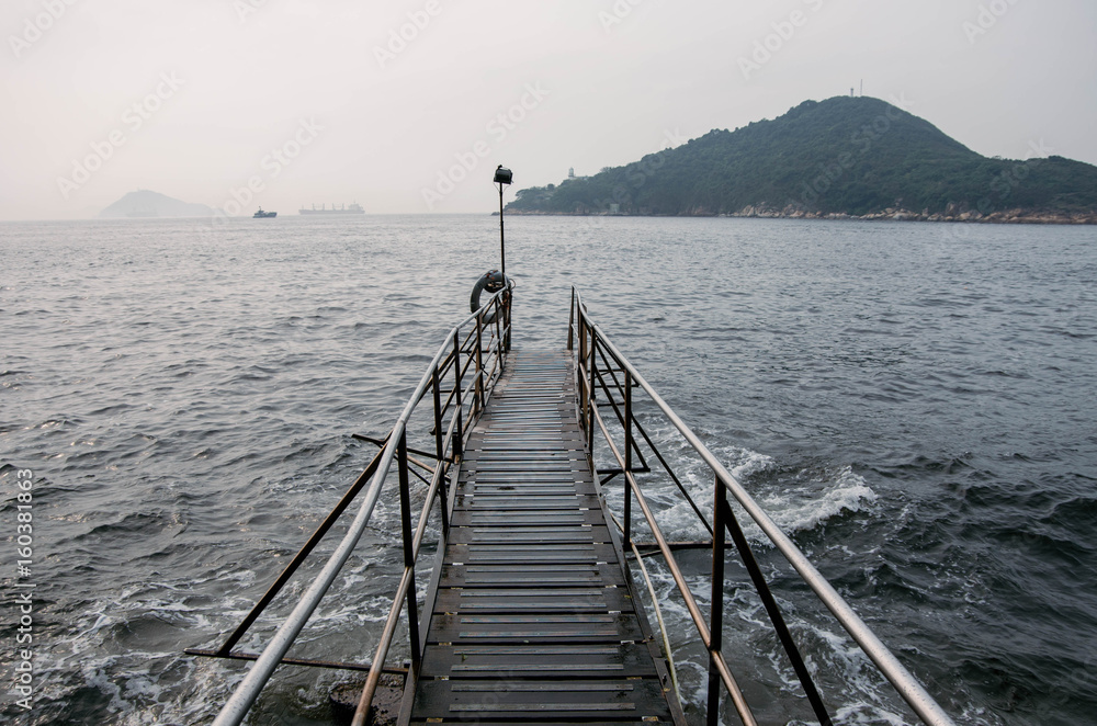 Naklejka premium Seabath in Hong Kong