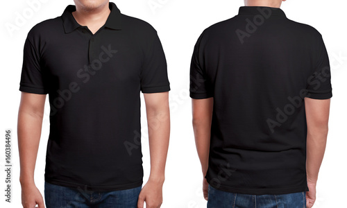 Black Polo Shirt Design Template