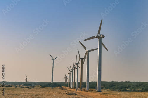 Wind Turbine on the Beach