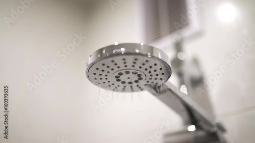 Wallpaper Mural Water sprays out of shower head. UHD 4K Torontodigital.ca