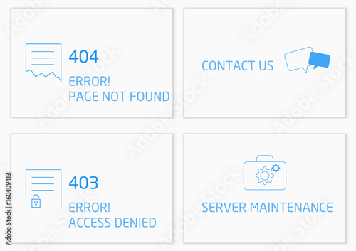 Vectors Abstract background connection error access website