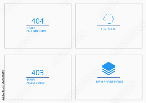 Vectors Abstract background connection error access website