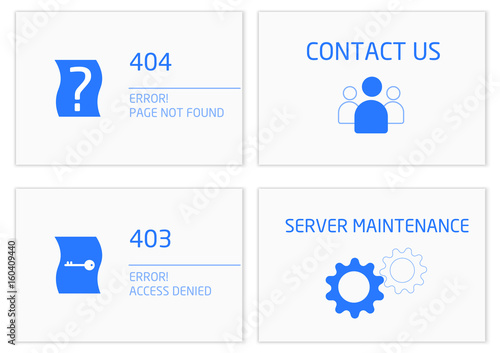 Vectors Abstract background connection error access website