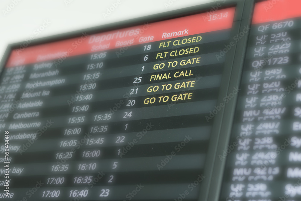 Fototapeta premium airport sign