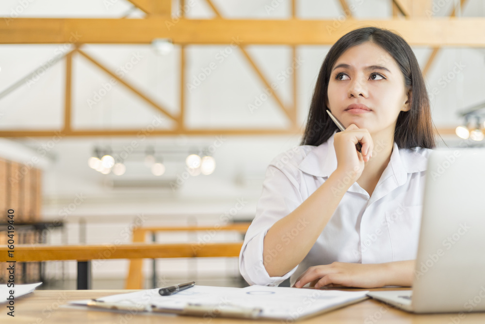 Business people looking and thinking something ideas in office, business concept Business people looking and thinking something ideas in office, business concept