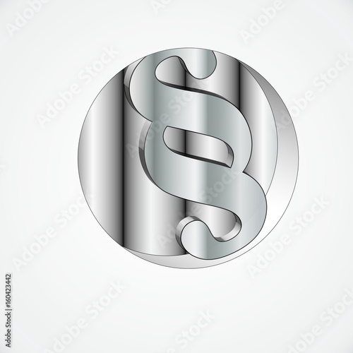 Paragraph rund Metall