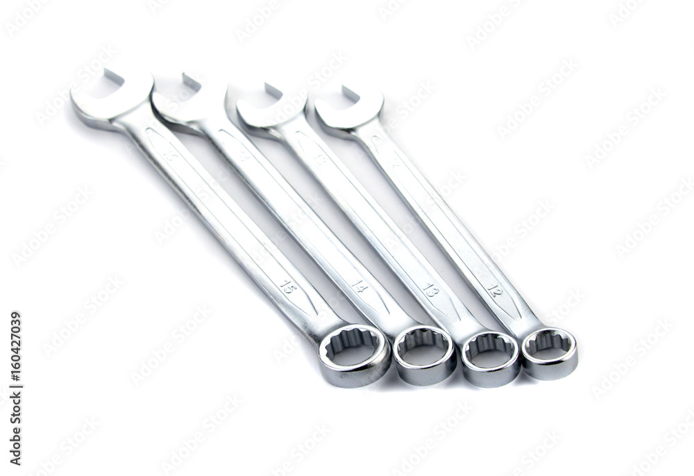 Hand tools isolated on a white background Hand tools isolated on a white background