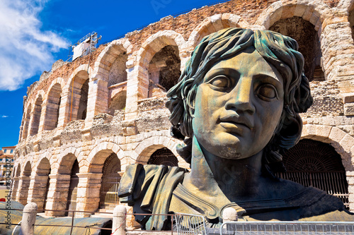 Roman amphitheatre Arena di Verona view photo