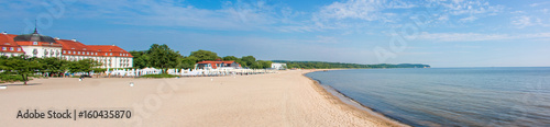 Strand Panorama vom Pier in Sopot (Molo w Sopocie) Gdynia (Gdingen) pomorskie (Pommern) Polska (Polen)