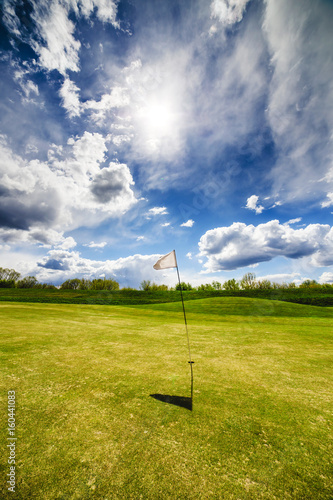 Golf Flag Waving