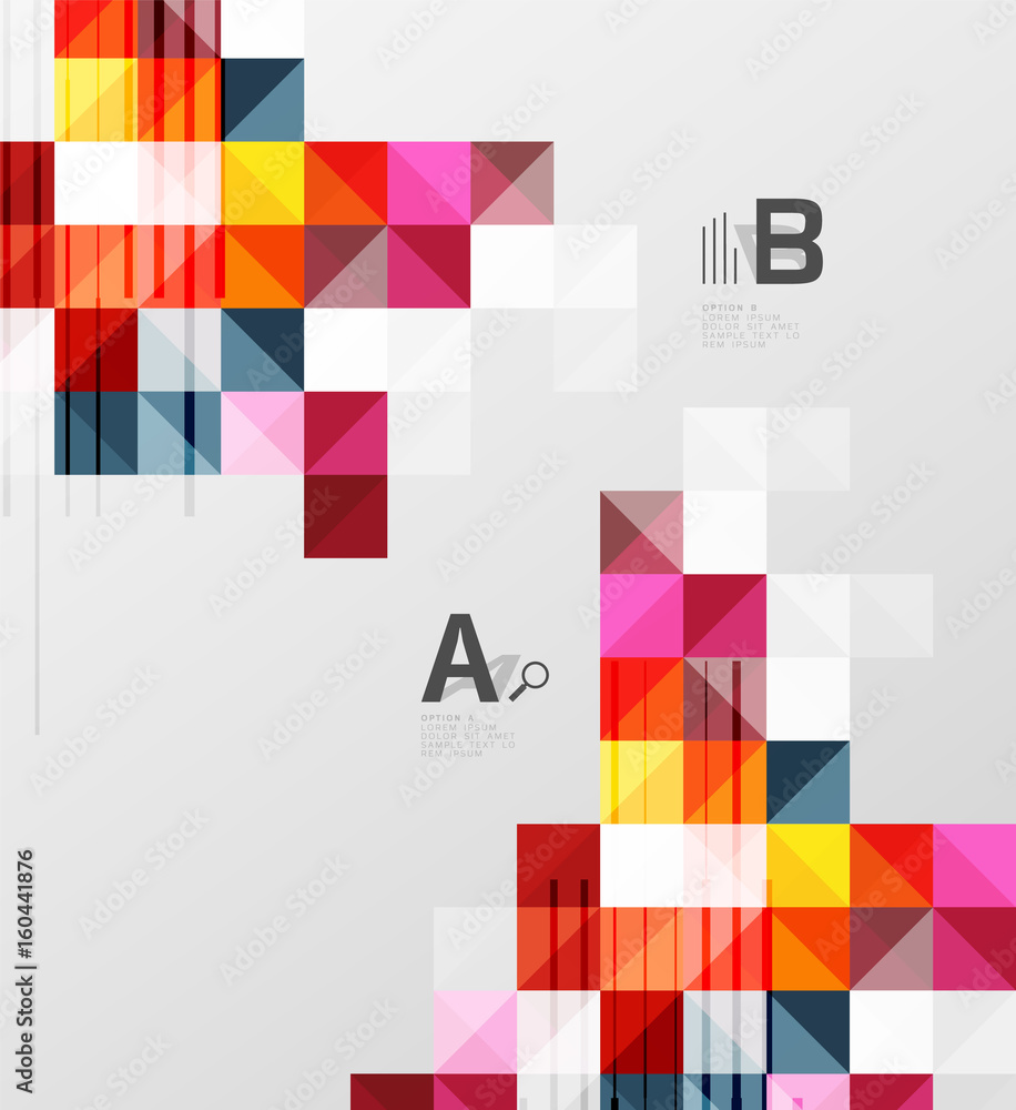 Modern geometrical square banner, minimalistic abstract background Modern geometrical square banner, minimalistic abstract background