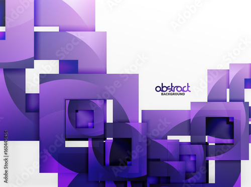 Vector square template background