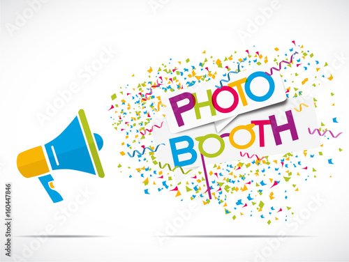 megaphone : photo booth