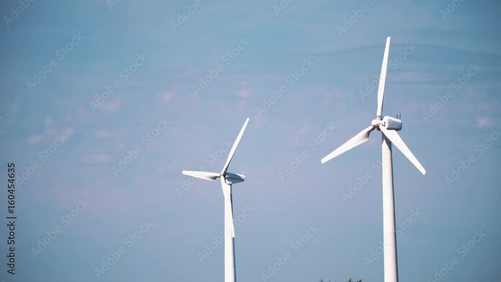 Wind energy turbines are one of the cleanest, renewable electric energy source. Electricity is generated by electric generators hidden inside turbine. Wind energy turbines are one of the cleanest, renewable electric energy source. Electricity is generated by electric generators hidden inside turbine.