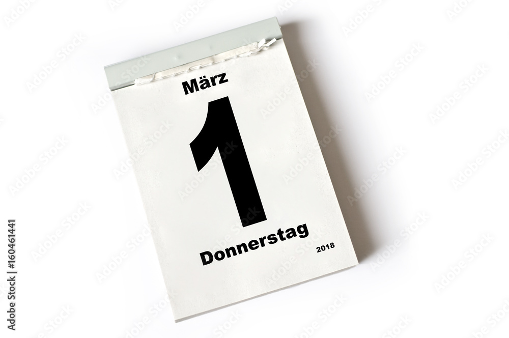 1. März 2018 1. März 2018