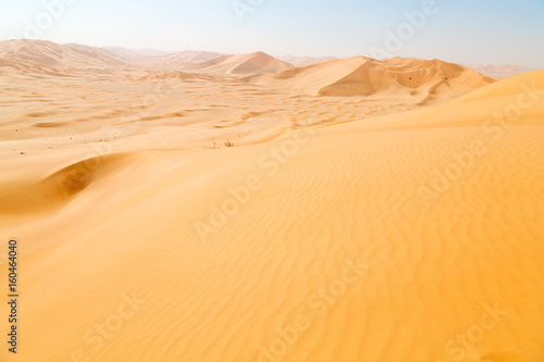 in oman old desert  rub al khali the empty  quarter and outdoor  sand dune