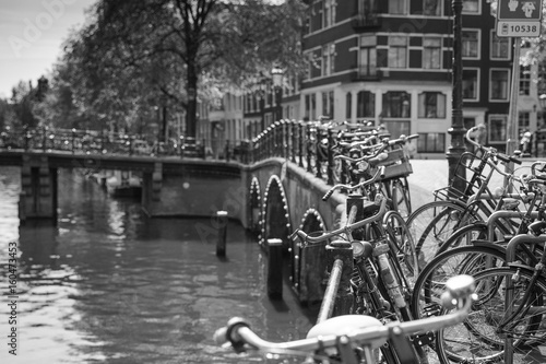 Photography Amsterdam bike rack