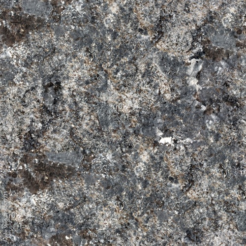 Gray granite natural pattern for background. Seamless square texture, tile ready.