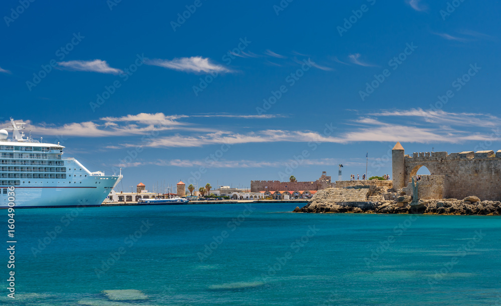 Tourist port of Rhodes