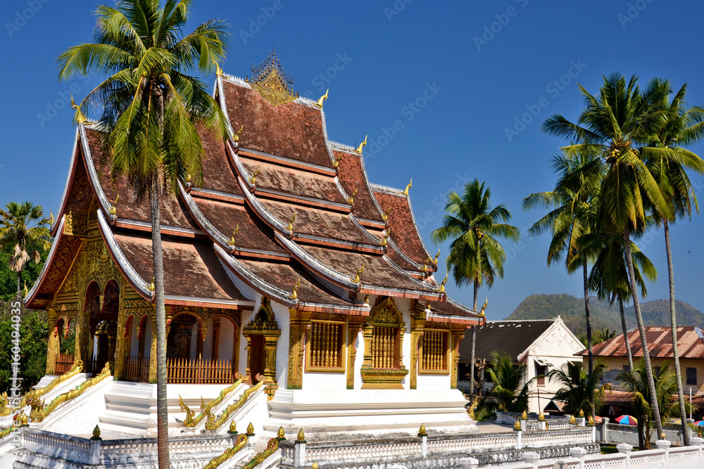 Fototapeta premium Laos Buddhism Temple Monks