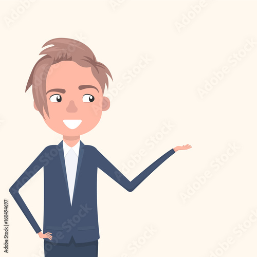 Business lady demonstration