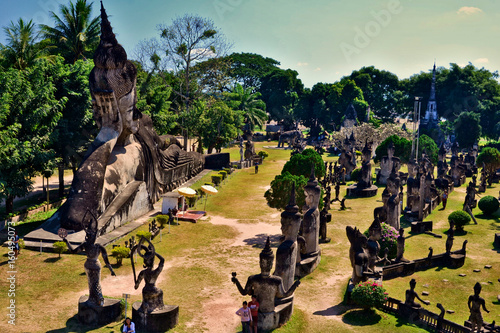 Laos Buddhism Temple Monks