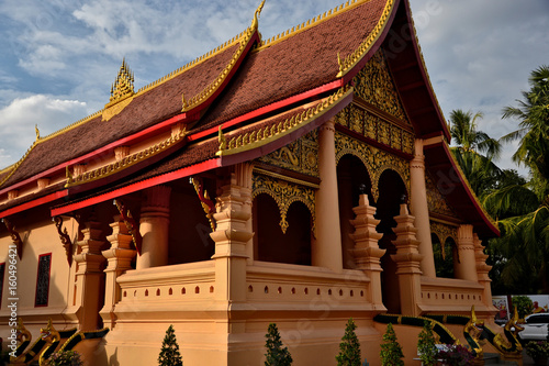 Laos Buddhism Temple Monks