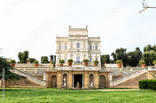 Canvas Print Villa Doria Pamphili at the Via Aurelia Antica, Rome, Italy